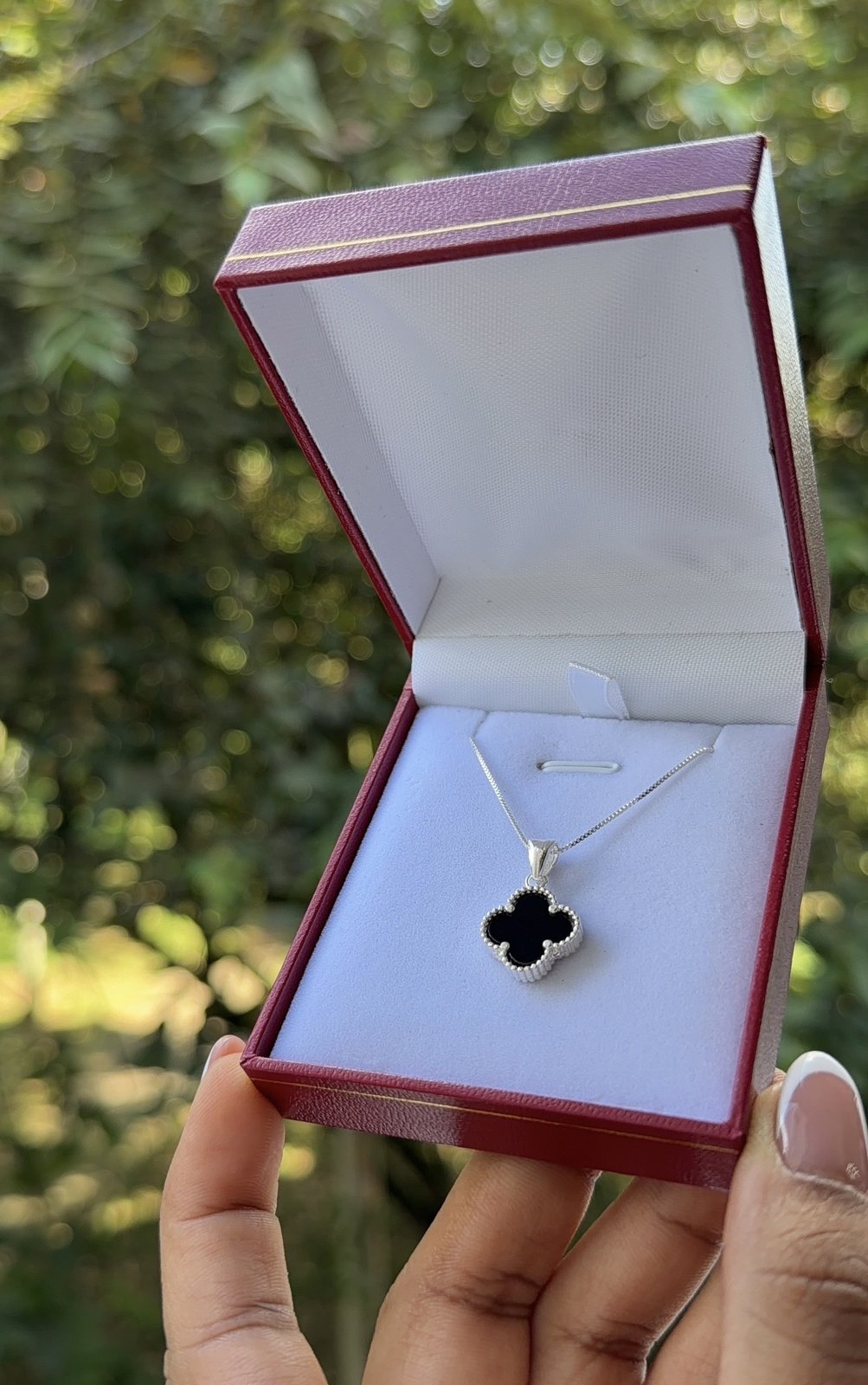 Cadena Trebol classic noir
