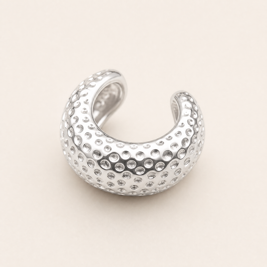 Earcuff Lava silver