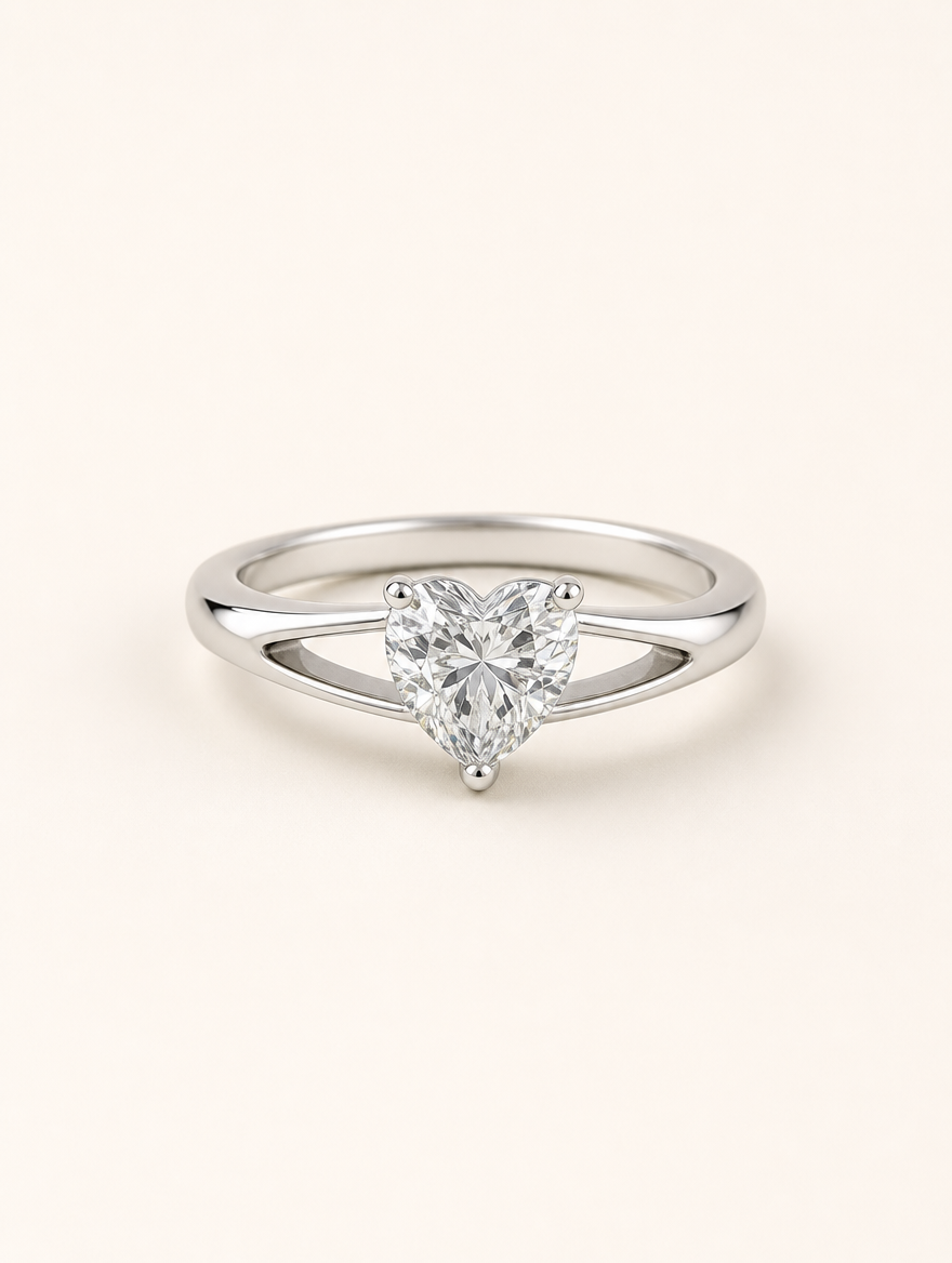 Anillo Heart Gem