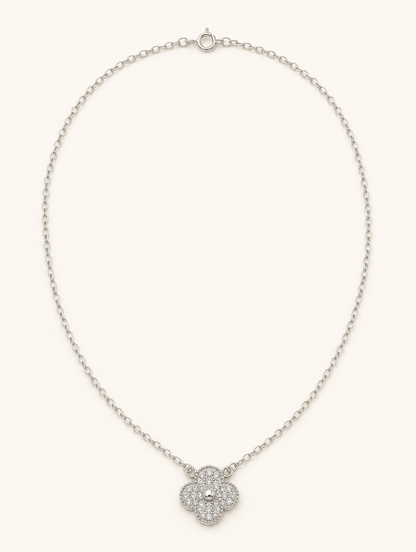 Cadena Trebol Brillante