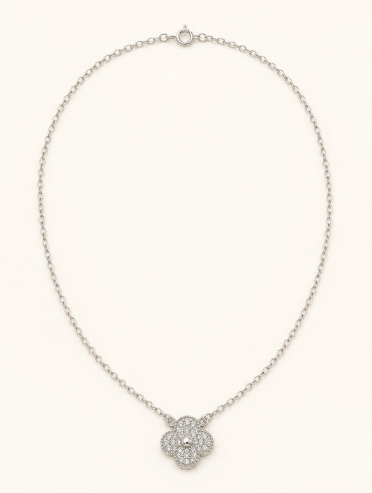 Cadena Trebol Brillante